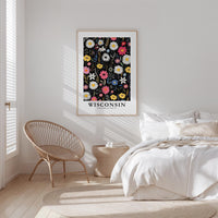 Wisconsin Flower Poster