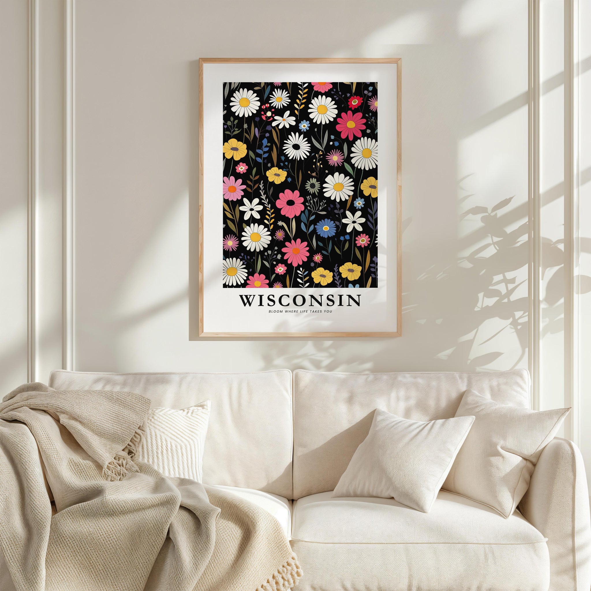 Wisconsin Flower Poster