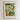 The image is a framed poster depicting a vibrant and colorful flower market.