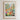 The image is a framed poster depicting a vibrant and colorful flower market scene.