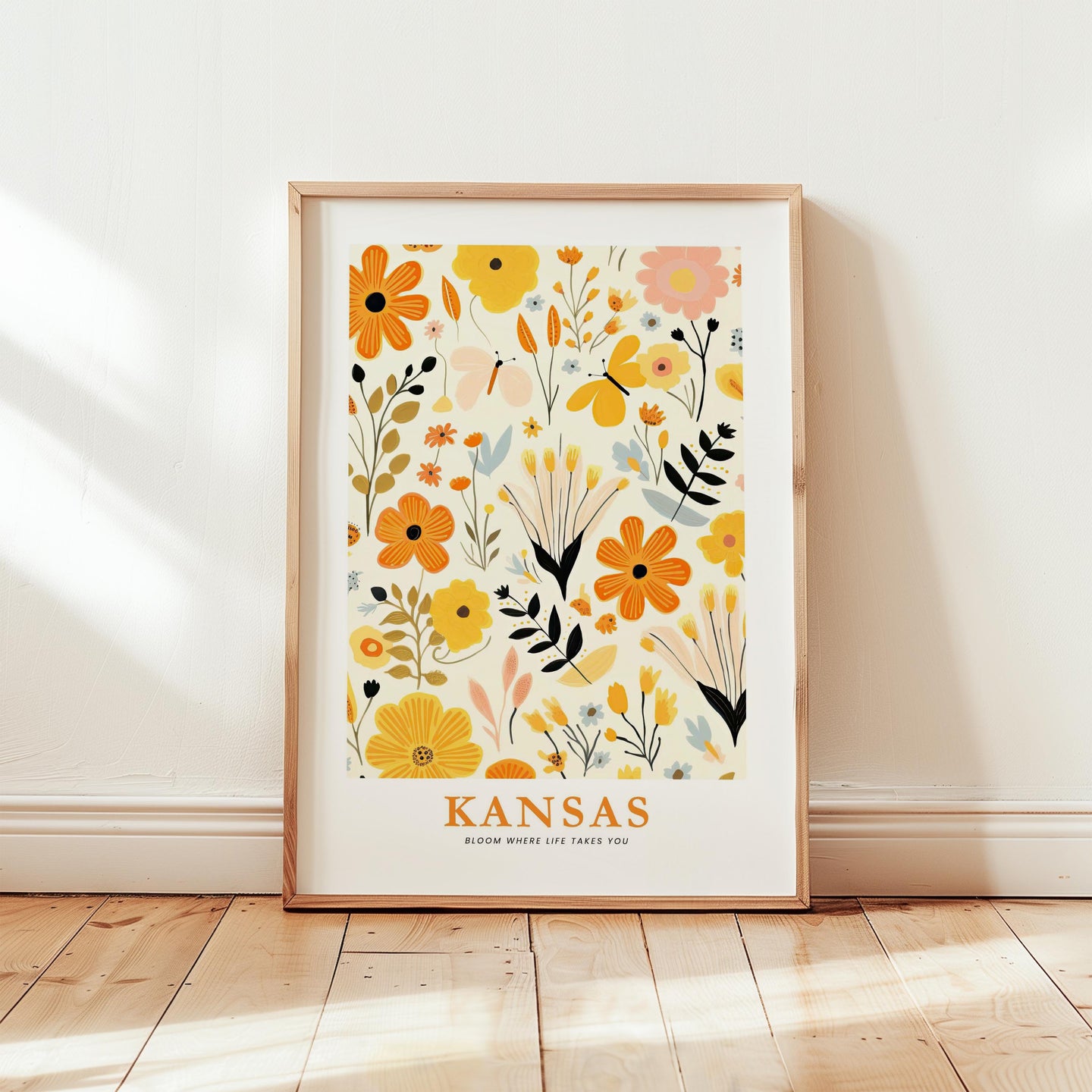 Kansas Flower Poster