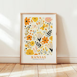 Kansas Flower Poster