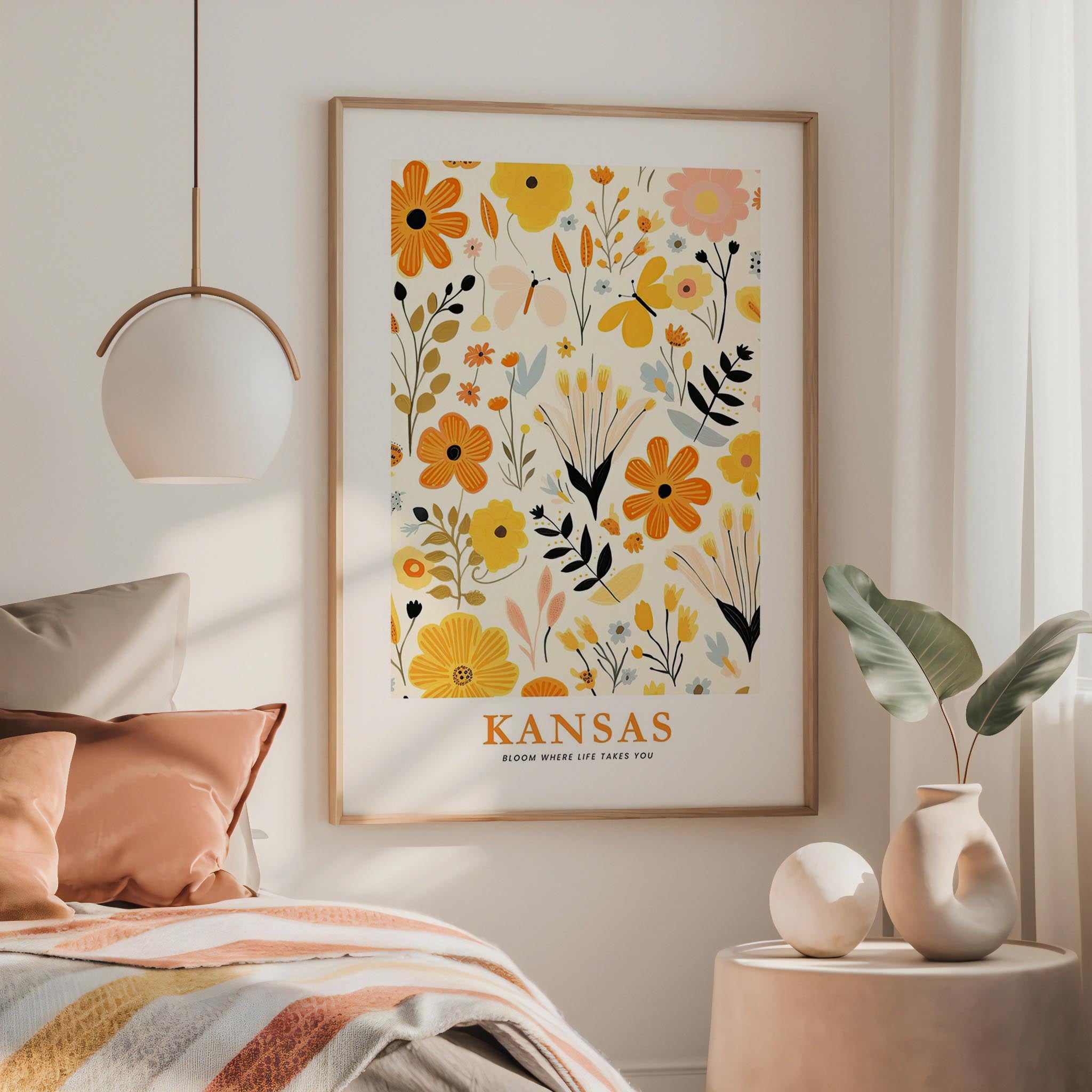 Kansas Flower Poster