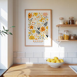 Kansas Flower Poster