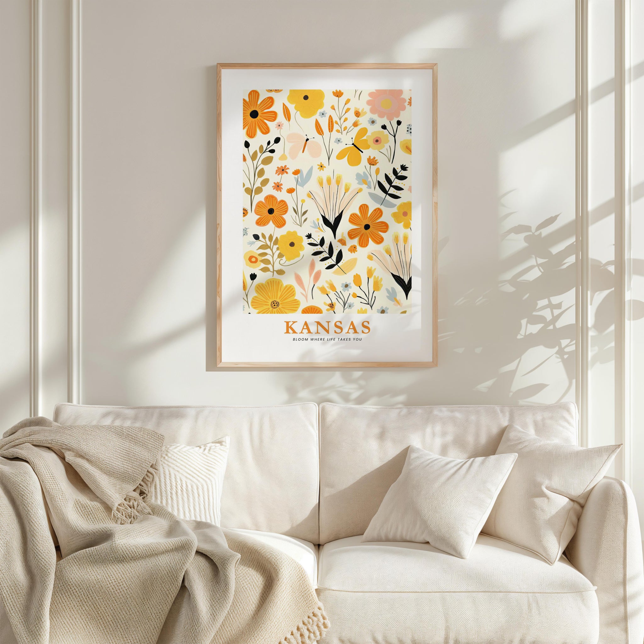 Kansas Flower Poster