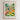 The image is a framed poster depicting a vibrant flower market in Rome, with people browsing and purchasing flowers.