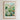 The image is a framed poster depicting a flower market in Porto, Portugal.