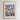 The image is a framed poster depicting a vibrant and colorful flower market in Frankfurt, Germany.