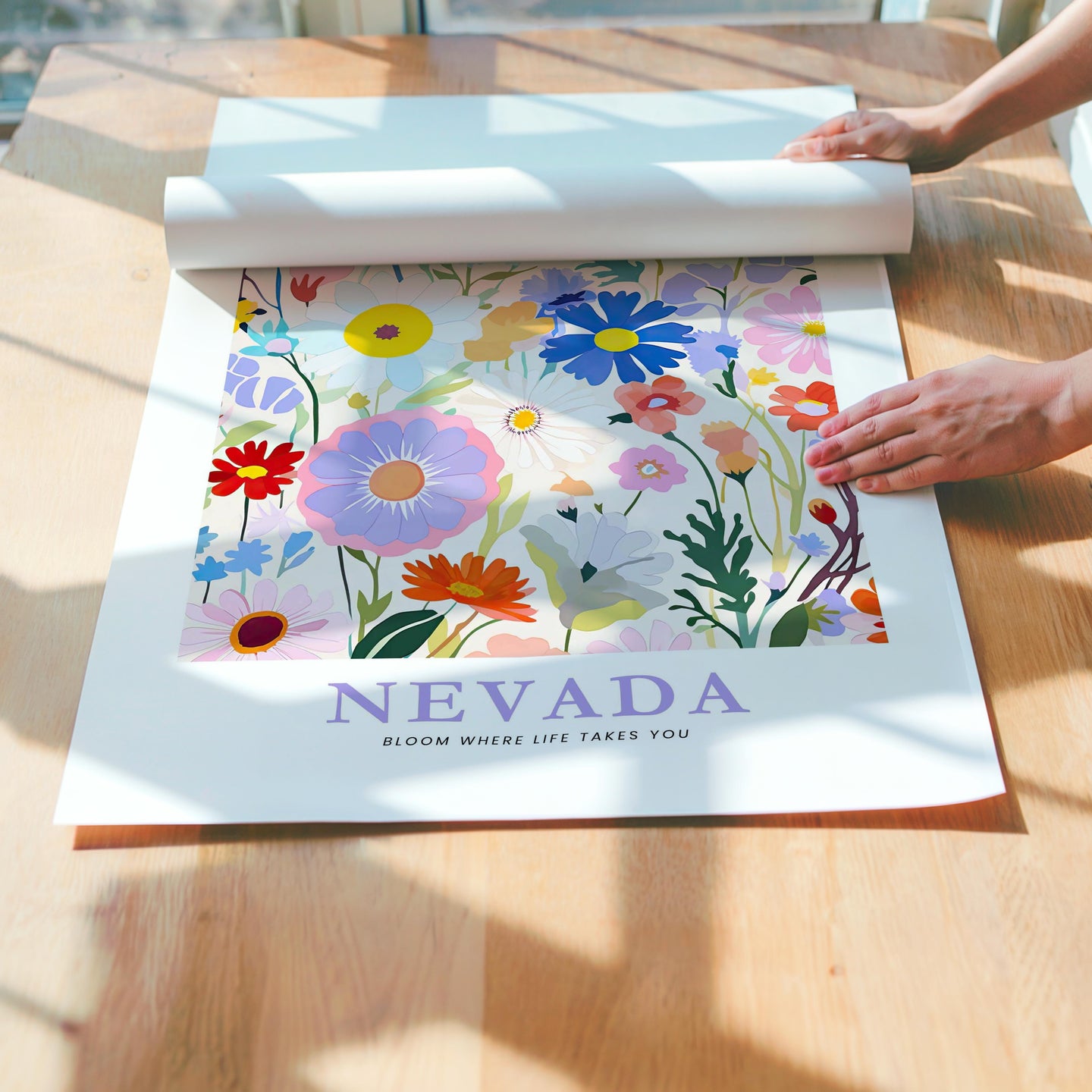 Nevada Flower Poster