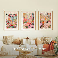 Flower Market Curated Set of 3 Prints