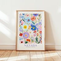 Nevada Flower Poster