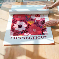 Connecticut Flower Poster