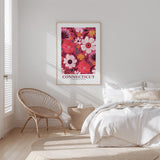 Connecticut Flower Poster