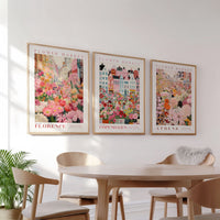 Flower Market Curated Set of 3 Prints