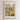The image is a framed poster depicting a vibrant and colorful flower market in Malaga, Spain.