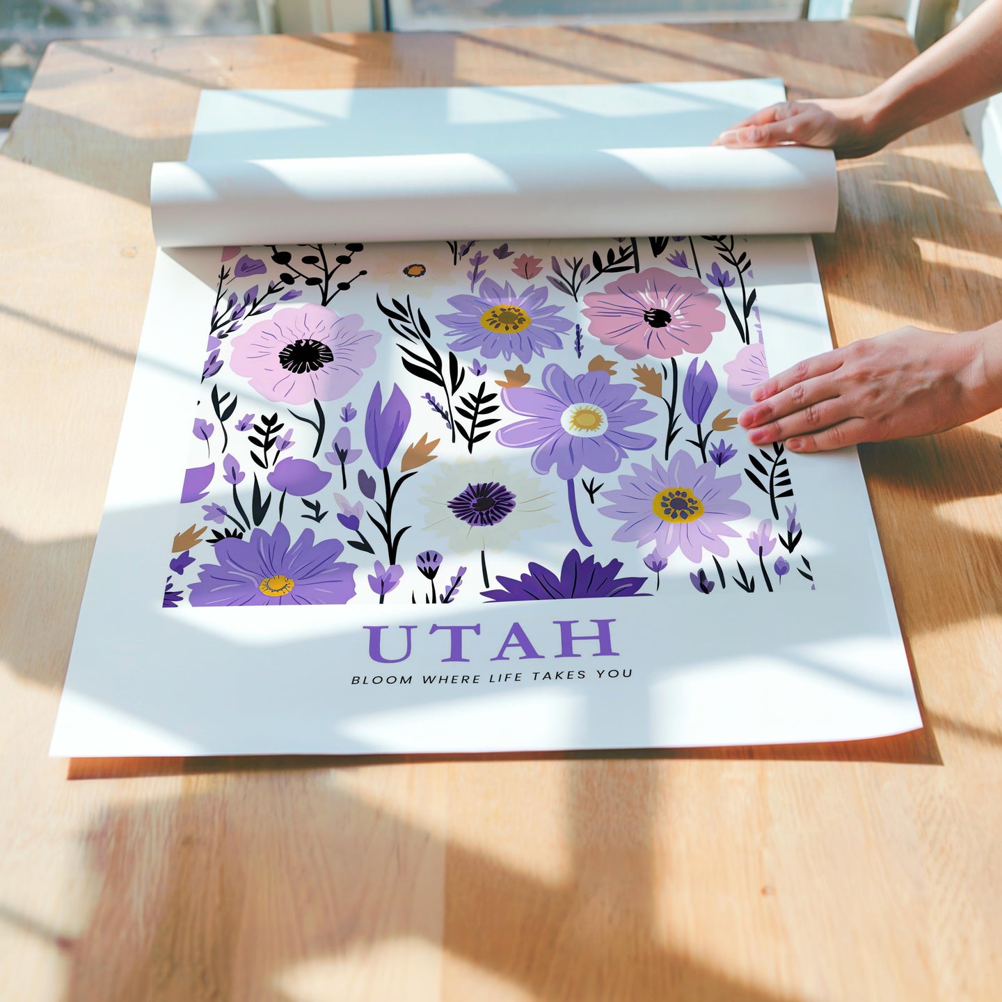 Utah Flower Poster