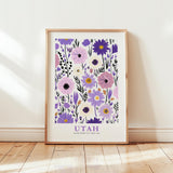 Utah Flower Poster