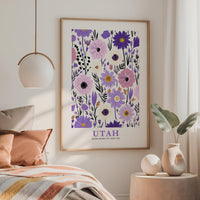 Utah Flower Poster