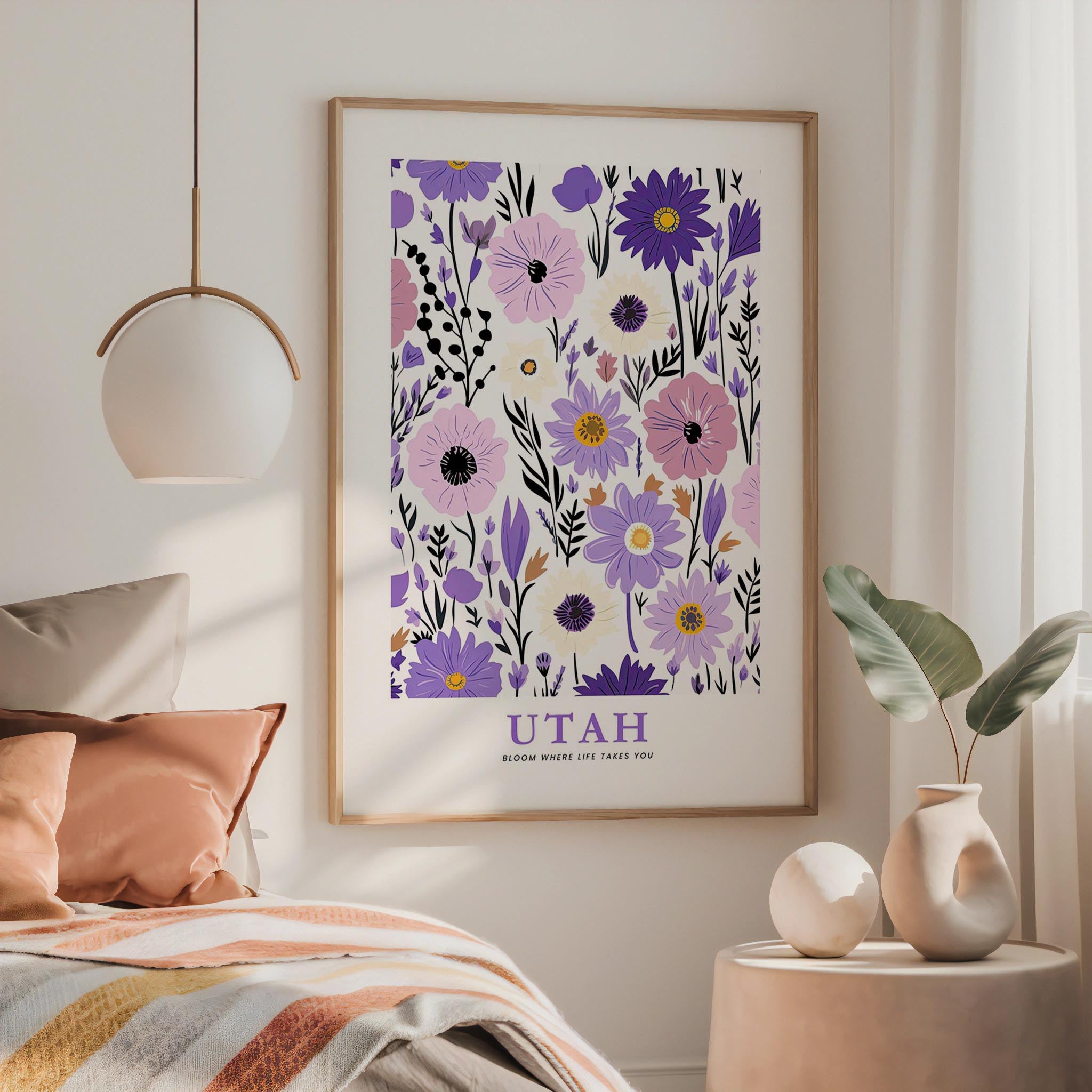 Utah Flower Poster