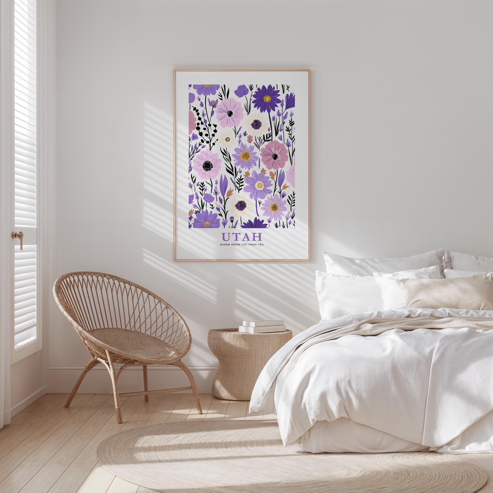 Utah Flower Poster