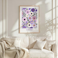 Utah Flower Poster