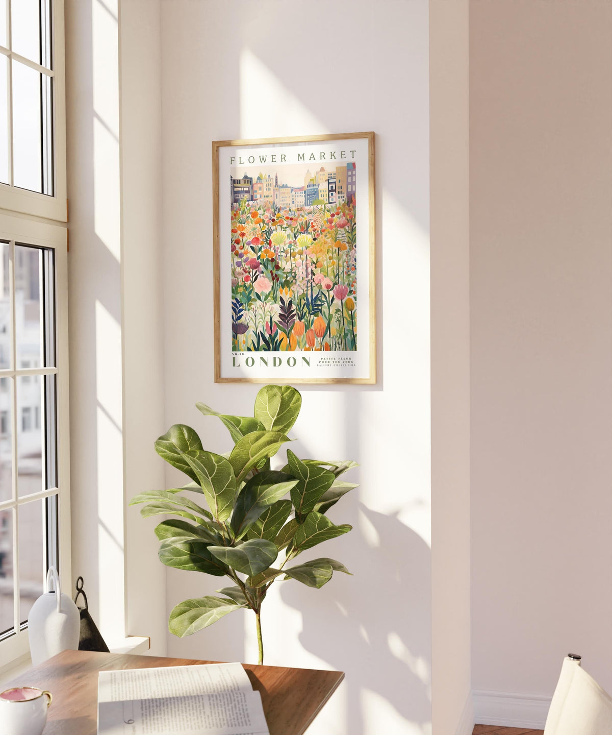London Flower Poster