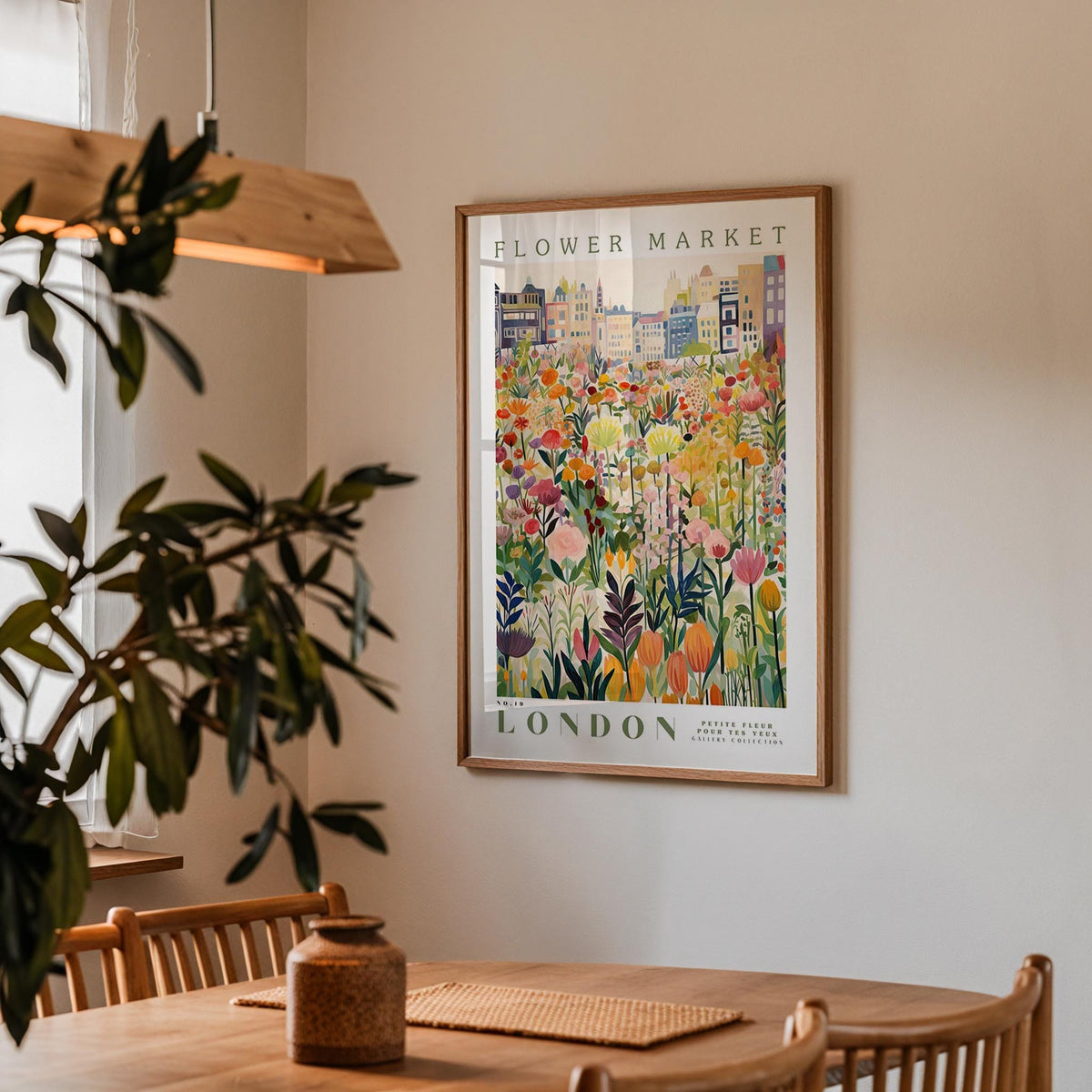 London Flower Poster