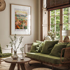 Paris Flower Poster