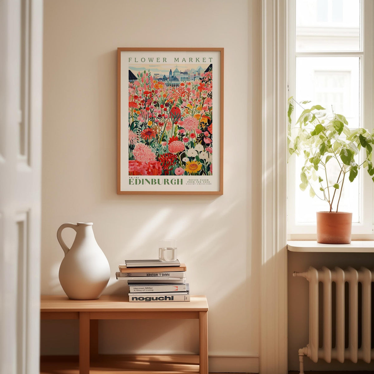Edinburgh Flower Poster