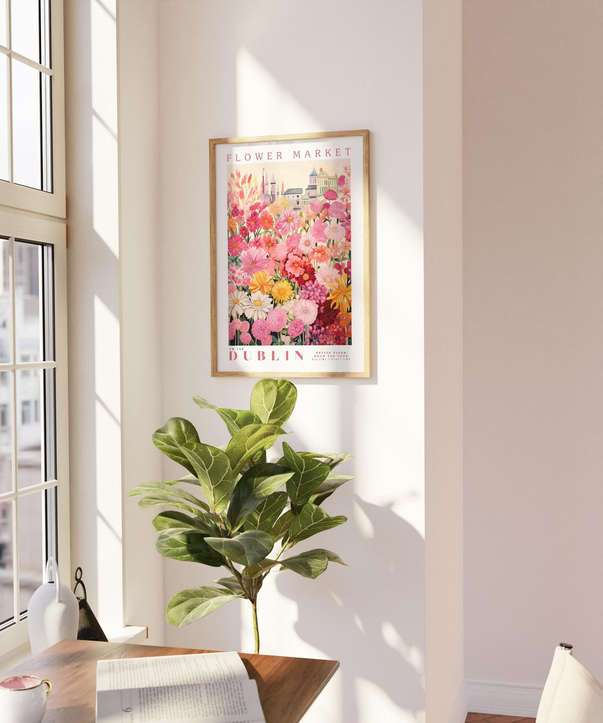Dublin Flower Poster