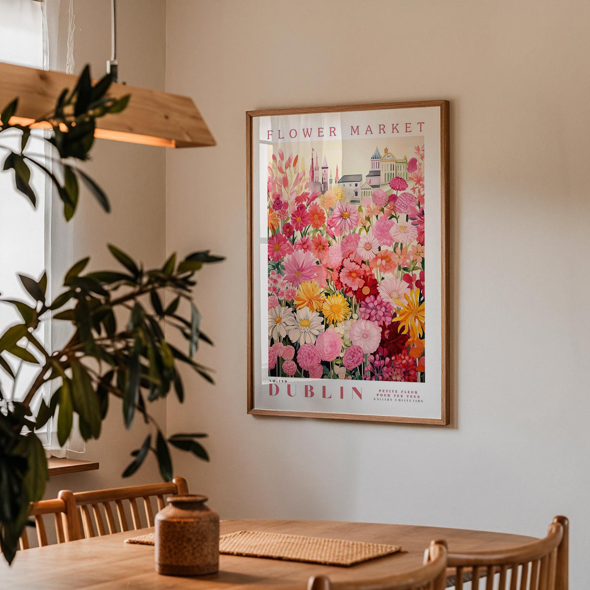 Dublin Flower Poster