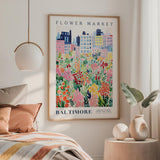 Baltimore Flower Market Poster