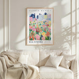 Baltimore Flower Market Poster