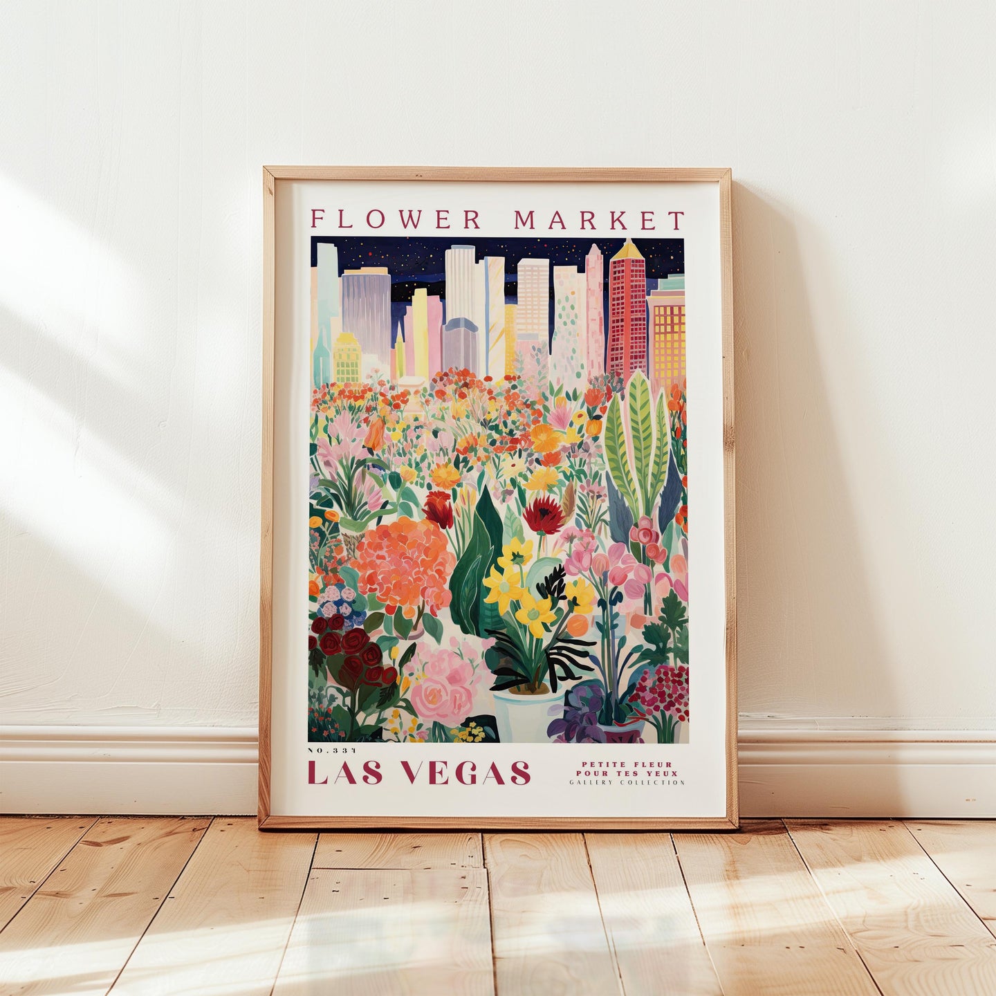 Las Vegas Flower Market Poster