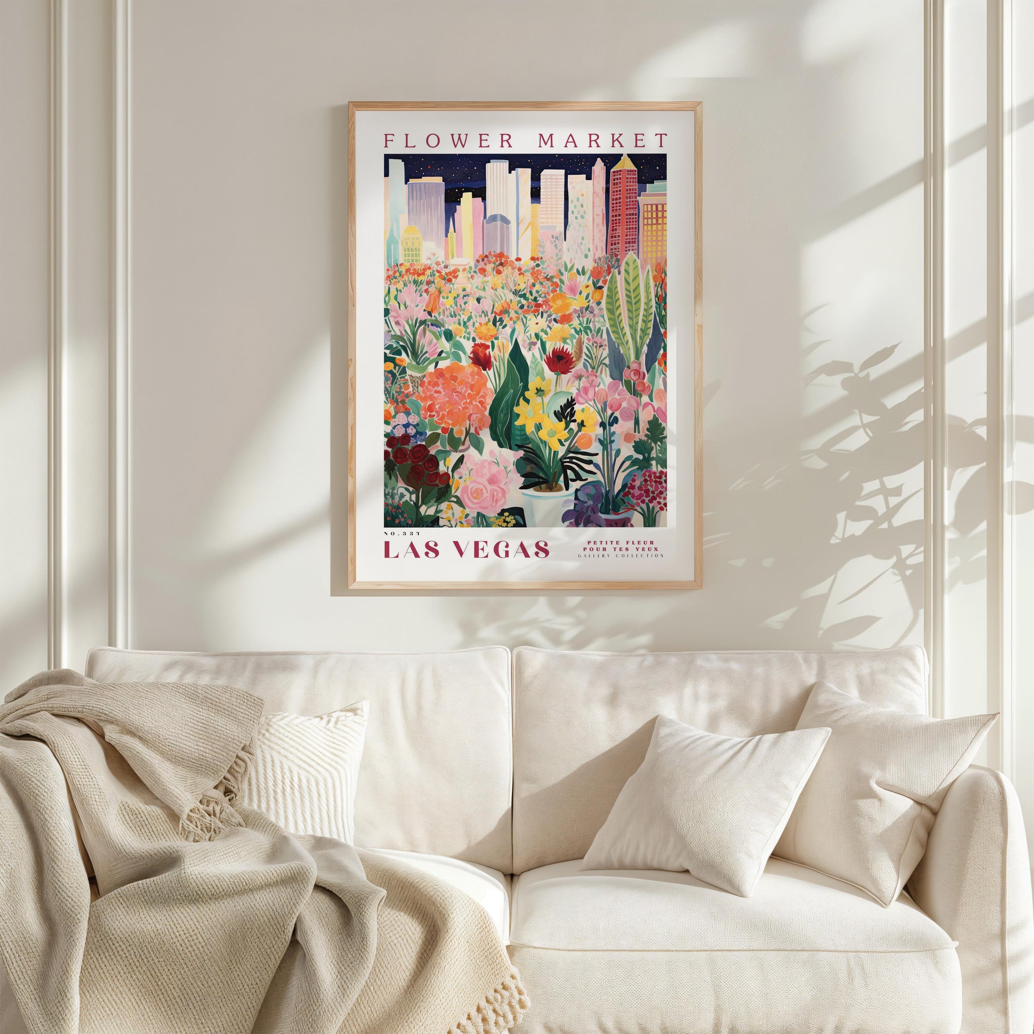 Las Vegas Flower Market Poster