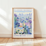 Long Beach Flower Market Poster
