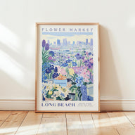 Long Beach Flower Market Poster