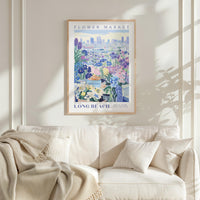 Long Beach Flower Market Poster