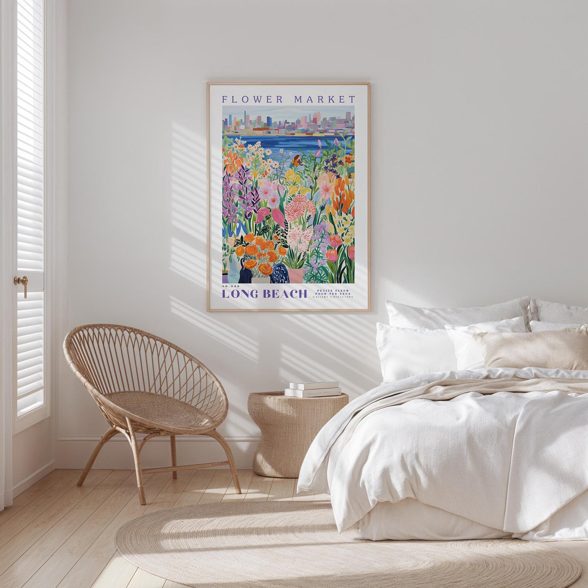 Long Beach Flower Poster