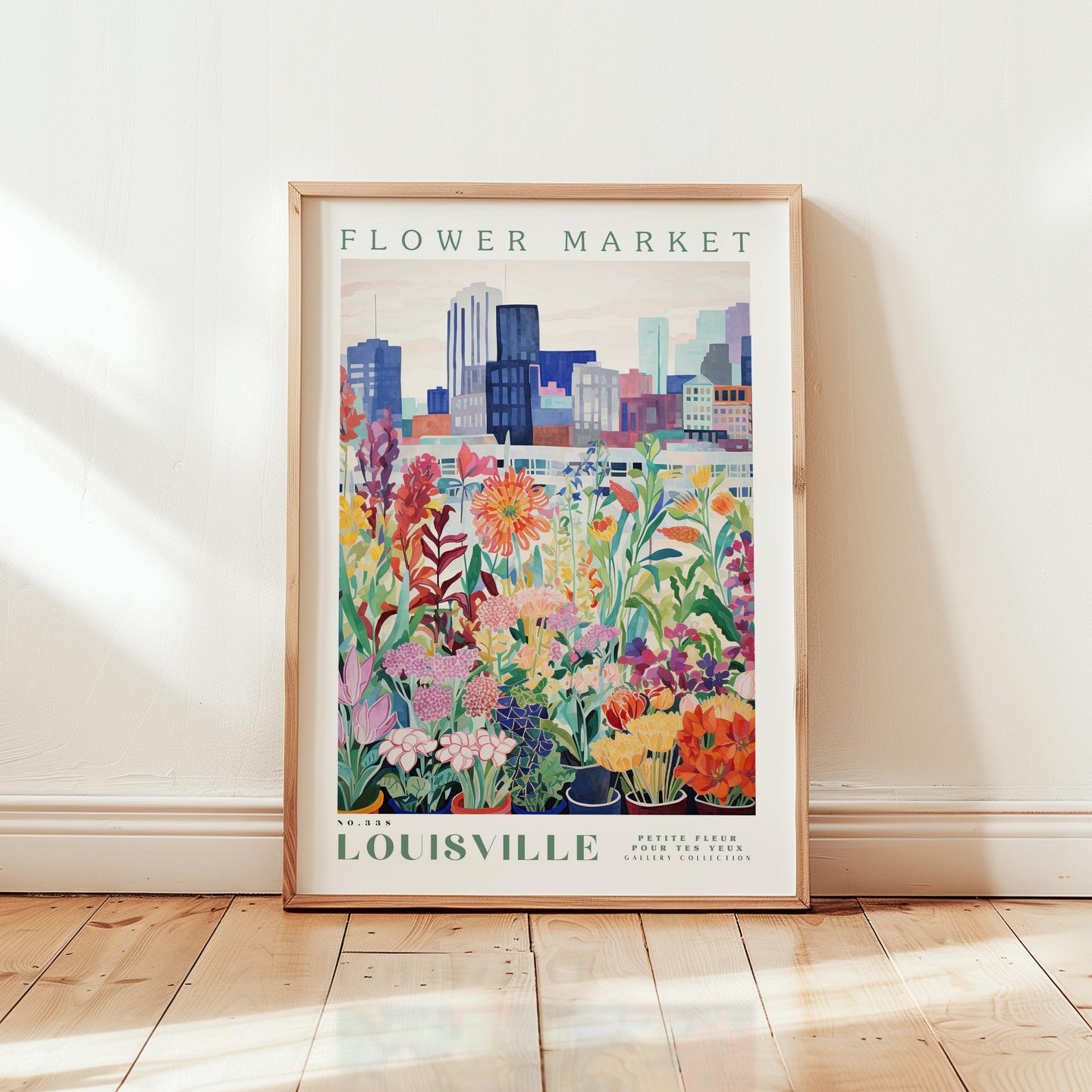 Louisville Flower Market Poster