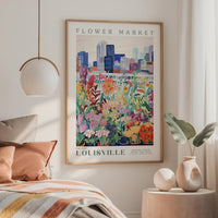 Louisville Flower Market Poster
