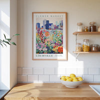 Louisville Flower Market Poster