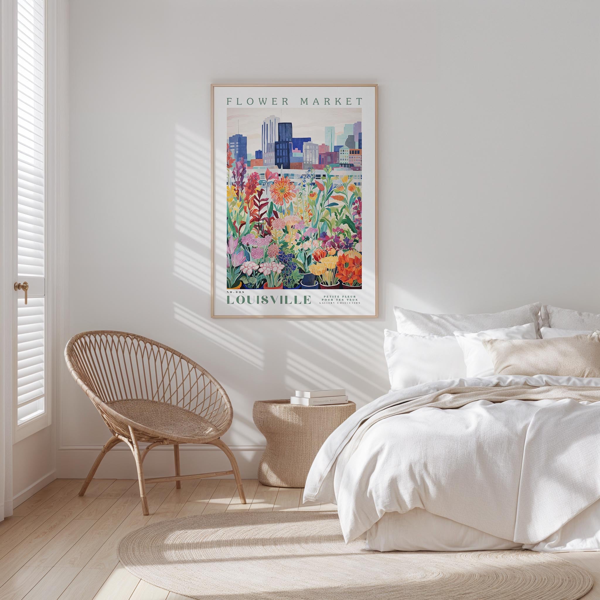 Louisville Flower Market Poster