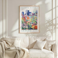 Louisville Flower Market Poster