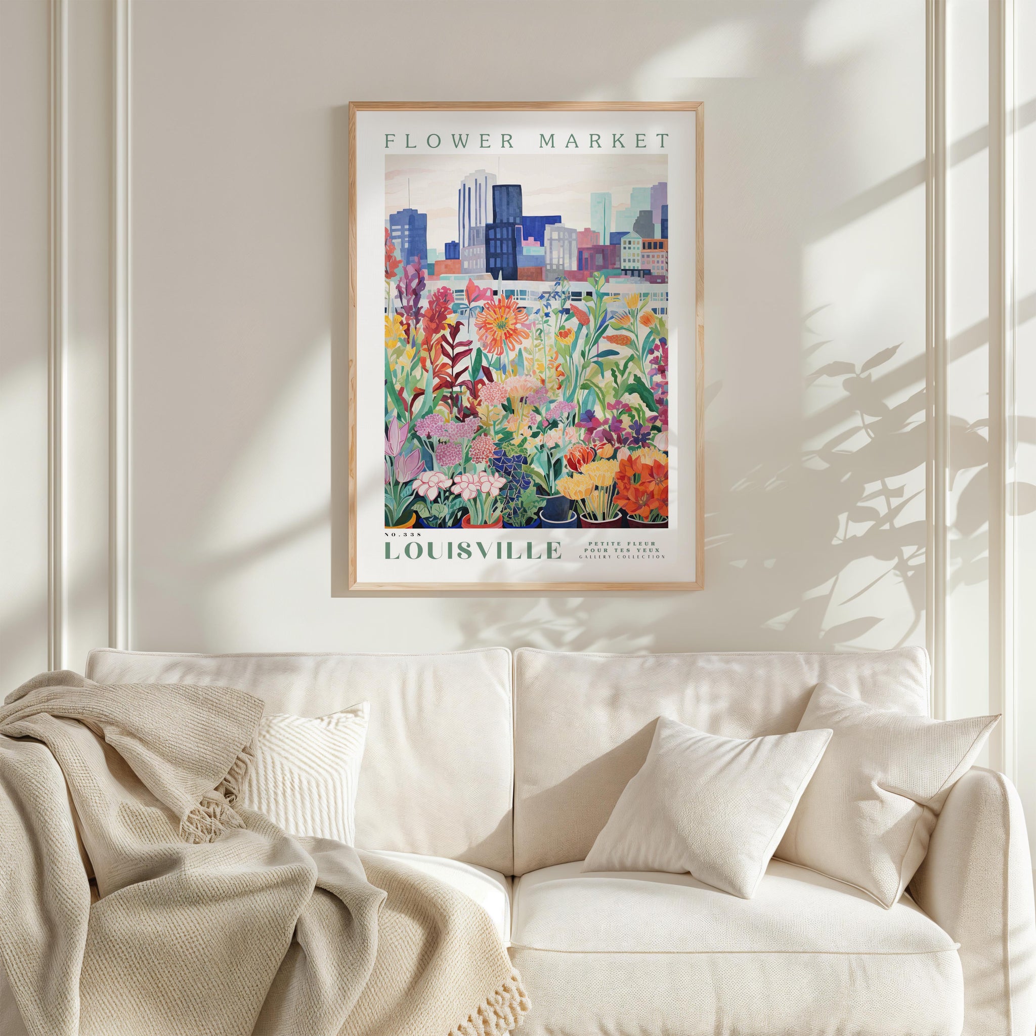 Louisville Flower Market Poster