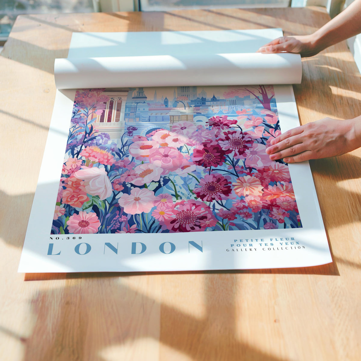 London Flower Poster