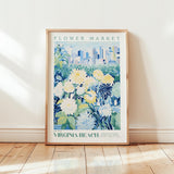 Virginia Beach Flower Market Poster