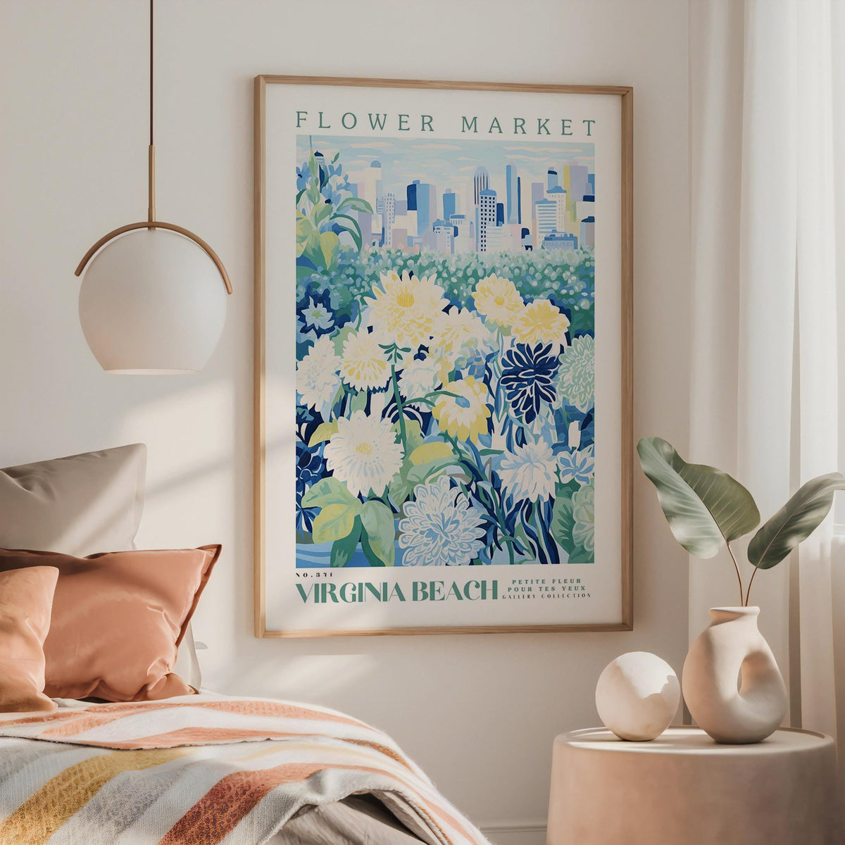 Virginia Beach Flower Poster
