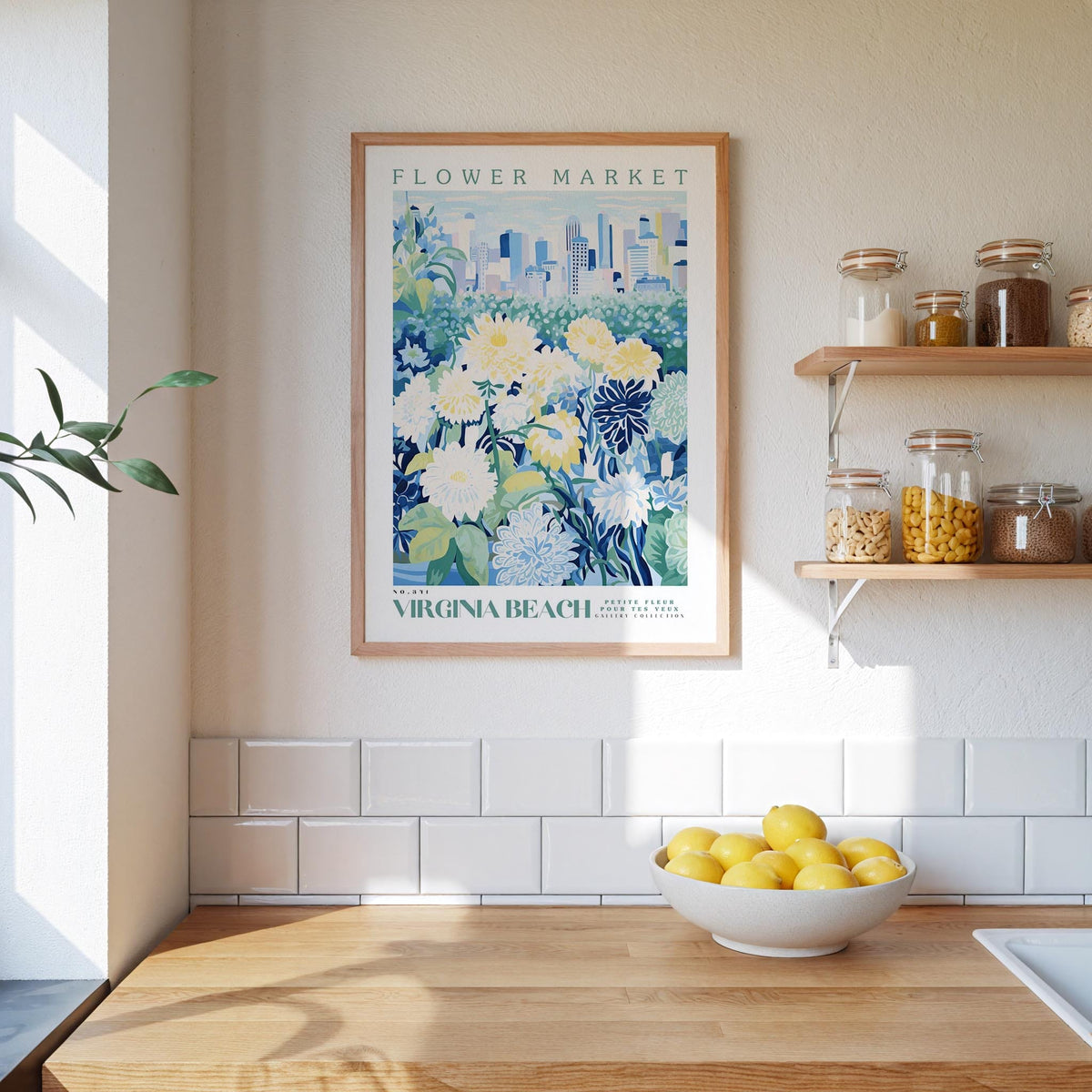 Virginia Beach Flower Poster