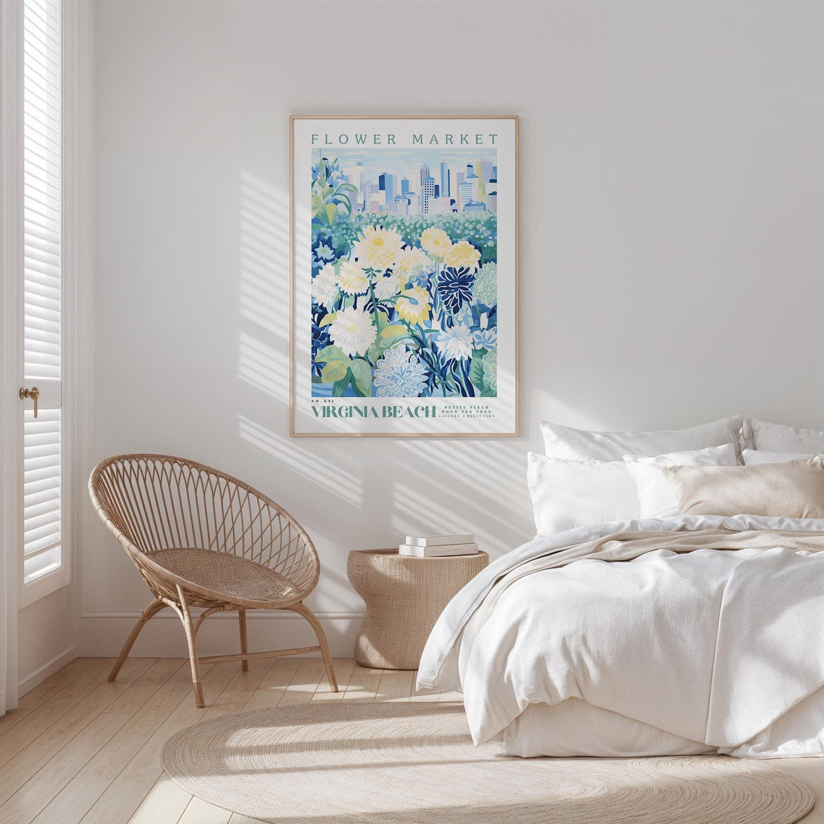 Virginia Beach Flower Poster